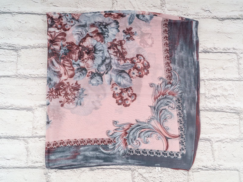 Платок Shawls (72*72) P220 wine (деми)