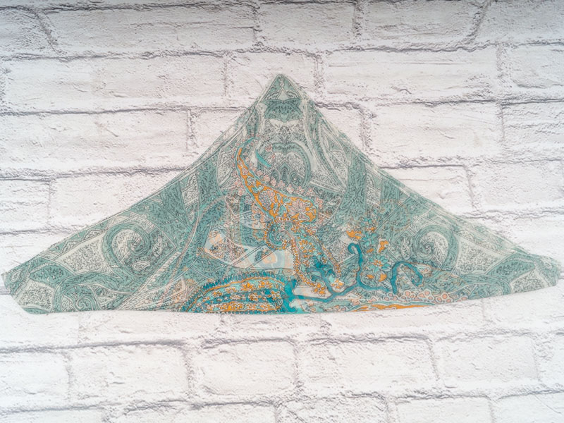 Платок Shawls (72*72) P221 green (деми)