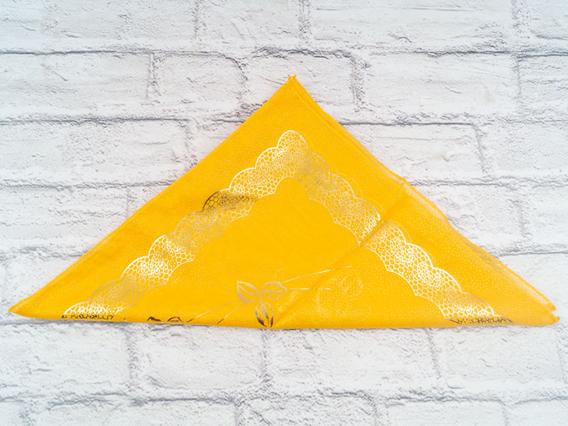 Платок Shawls (72*72) P238 yellow (деми)