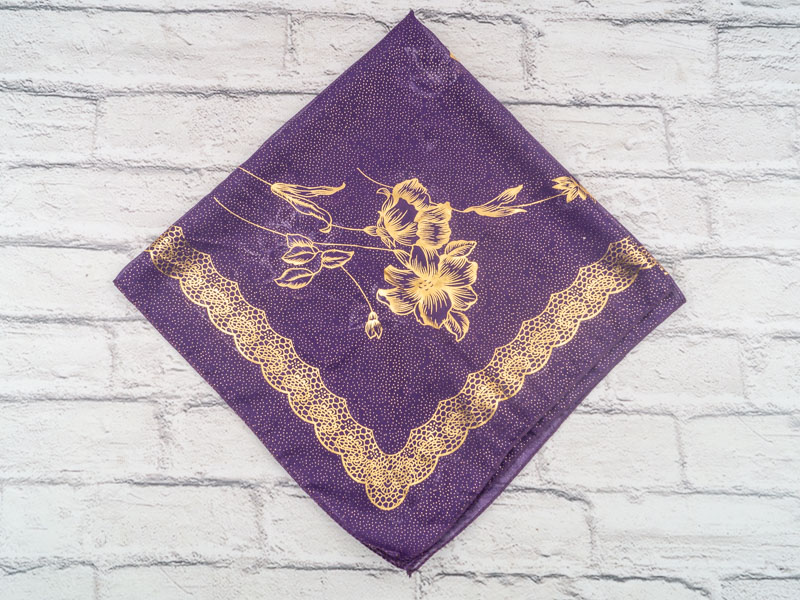 Платок Shawls (72*72) P243 d.purple (деми)