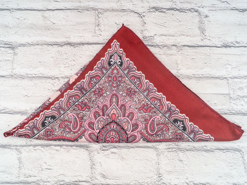 Платок Shawls (72*72) P247 wine (деми)