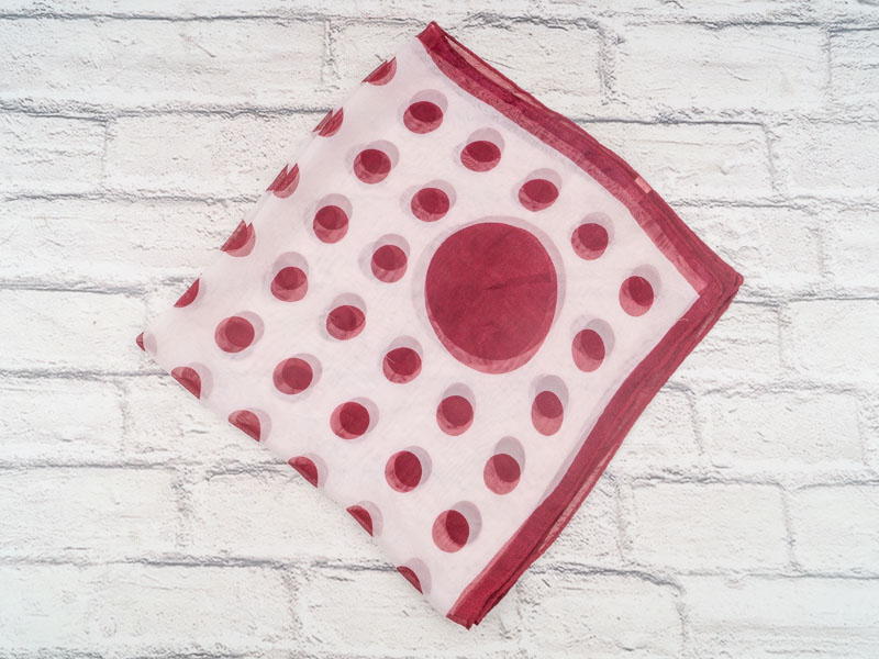 Платок Shawls (72*72) P253 wine (деми)