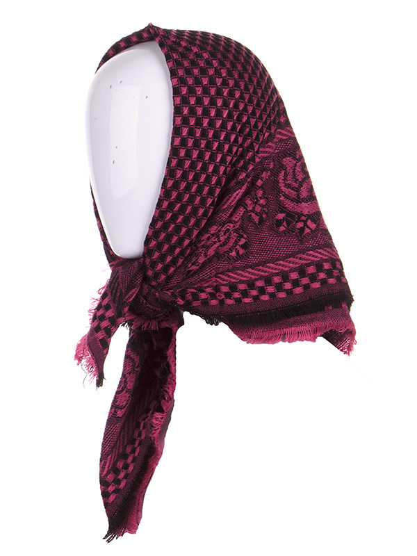 Платок Shawls (75*75) P275 wine (деми)