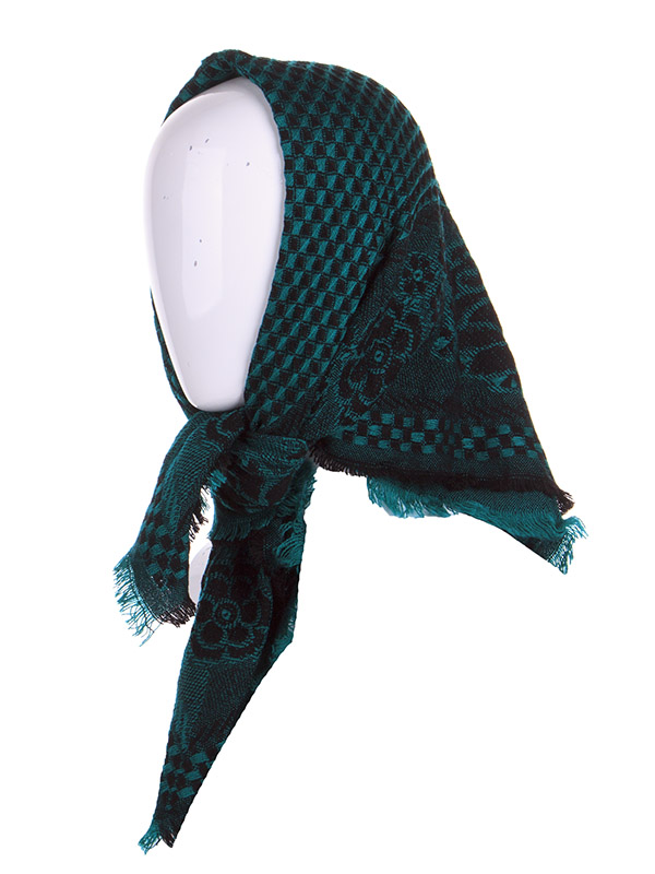 Платок Shawls (75*75) P276 green (деми)