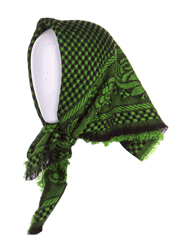 Платок Shawls (75*75) P280 green (деми)