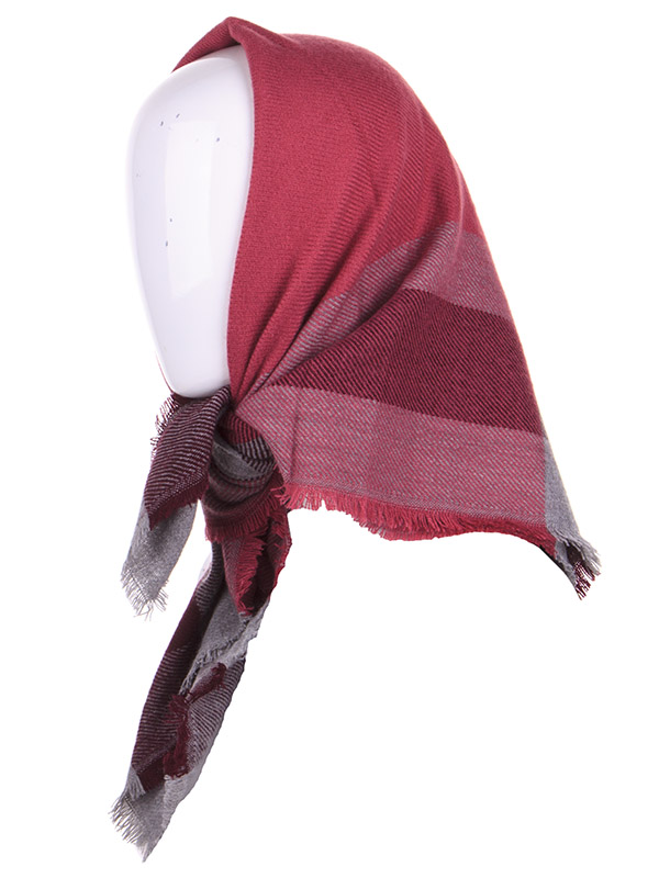 Платок Shawls (80*80) P294 red (деми)