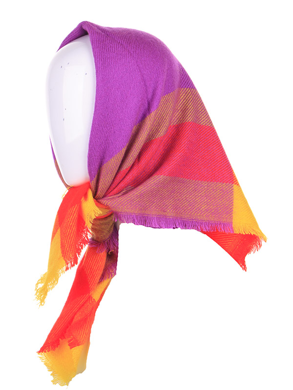 Платок Shawls (80*80) P296 pink (деми)