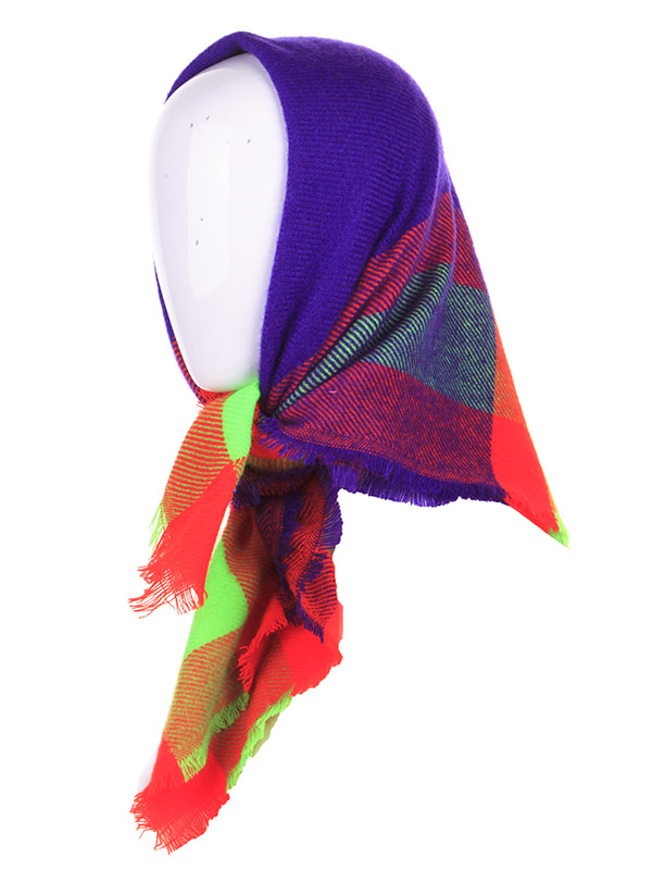 Платок Shawls (80*80) P299 purple (деми)