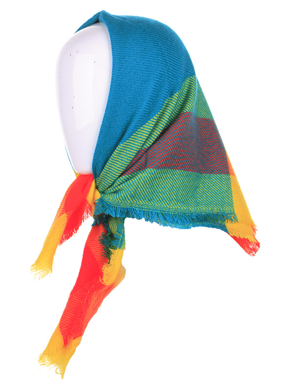 Платок Shawls (80*80) P301 green (деми)