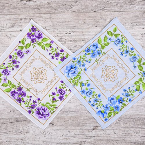 Носовой платок Shawls (30*30) S012-8 mix (деми) Shawls S012-8 mix