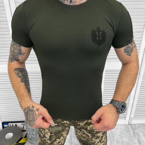 Футболка Madoka (M-3XL) 74 khaki (лето) Madoka 74 khaki