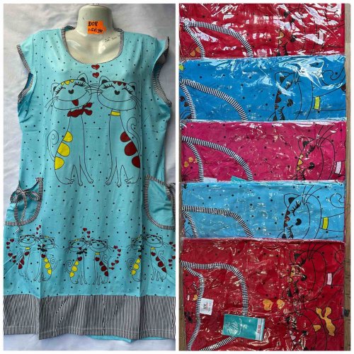 Платье HomeWear (46-56) D08-1 mix (лето) HomeWear D08-1 mix