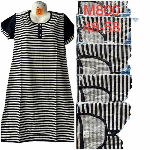 Платье HomeWear (48-58) M800 black (лето) HomeWear M800 black