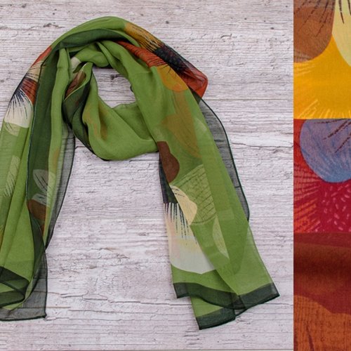 Шарф Shawls (160*55) ES025 mix (деми) Shawls ES025 mix