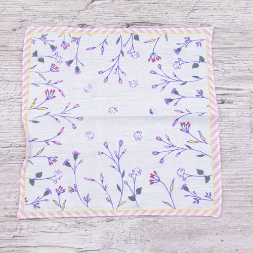 Носовой платок Shawls (30*30) ES033 pink (деми) Shawls ES033 pink