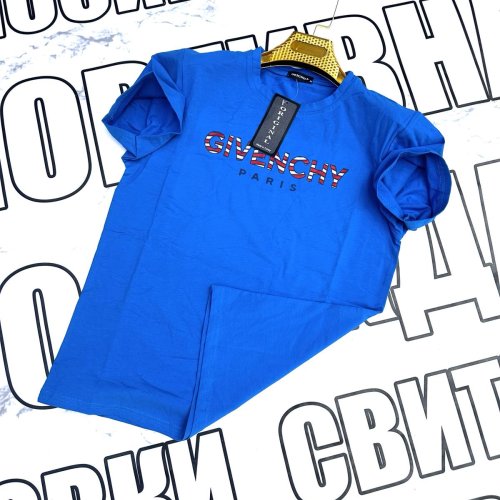 Футболка Sport style (S-2XL) SS33 l.blue (лето) Sport style SS33 l.blue