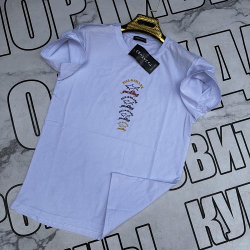 Футболка Sport style (S-2XL) SS50 white (лето) Sport style SS50 white