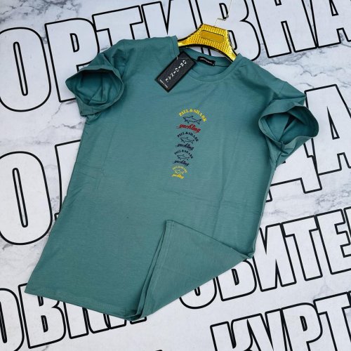 Футболка Sport style (S-2XL) SS52 green (лето) Sport style SS52 green