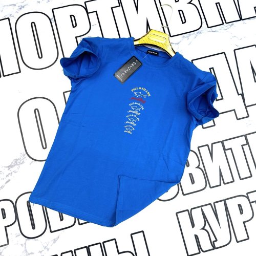 Футболка Sport style (S-2XL) SS53 l.blue (лето) Sport style SS53 l.blue
