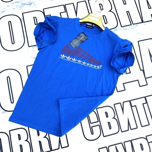 Футболка Sport style (S-2XL) SS58 l.blue (лето) Sport style SS58 l.blue