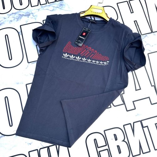 Футболка Sport style (S-2XL) SS62 blue (лето) Sport style SS62 blue