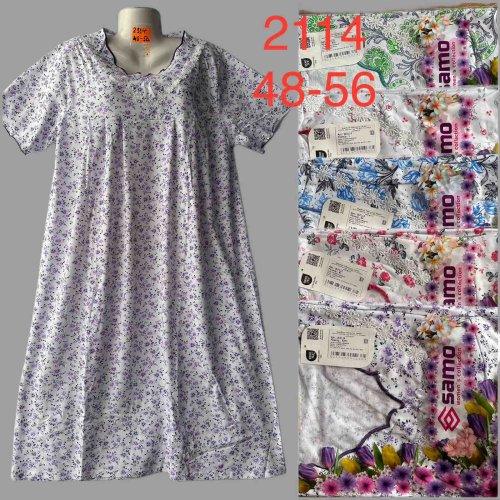 Ночнушка HomeWear (48-56) 2114 mix (лето) HomeWear 2114 mix