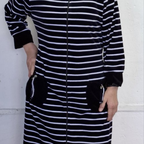 Халат Alberk (XL-3XL) AL7 black (деми) Alberk AL7 black