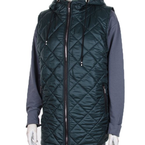 Жилетка SDF (52-58) A01-1 d.green (деми) SDF A01-1 d.green