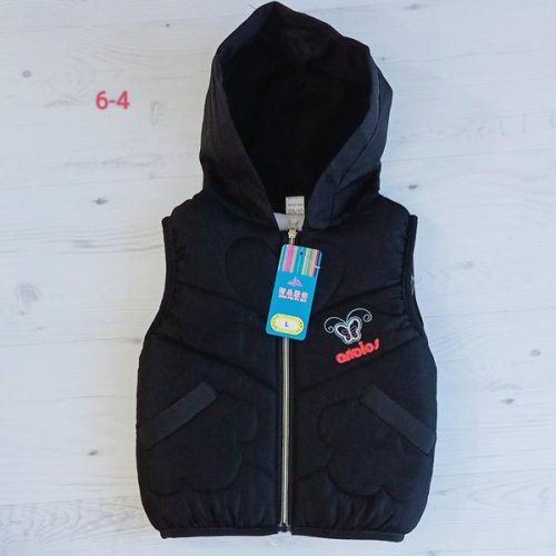 Жилетка Malibu2 (4-6) 6-4 black (деми) Malibu2 6-4 black