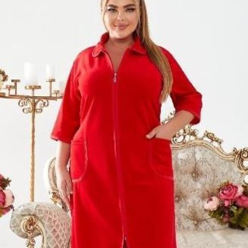 Халат Alberk (50-54) AL23 red (деми) Alberk AL23 red