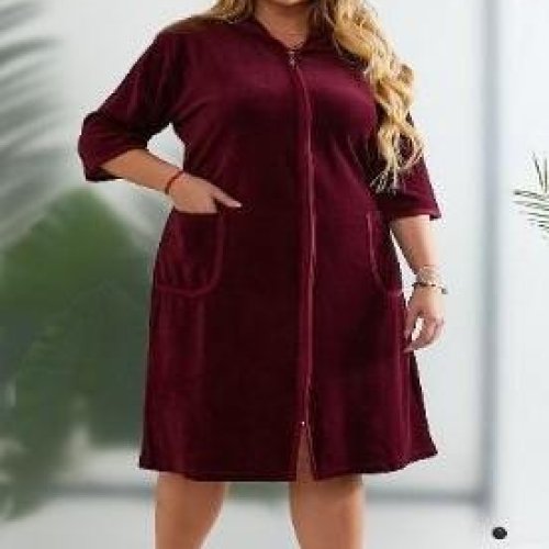 Халат Alberk (56-60) AL25 wine (деми) Alberk AL25 wine