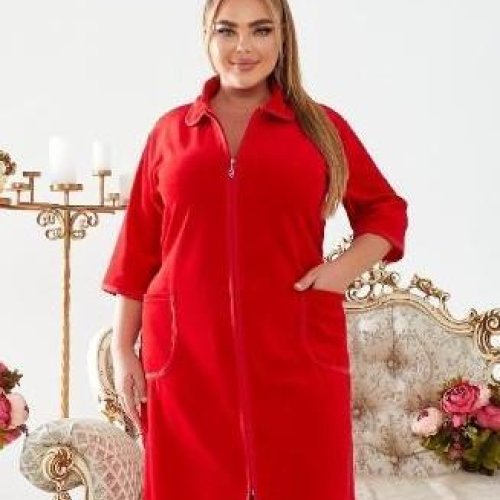 Халат Alberk (56-60) AL26 red (деми) Alberk AL26 red