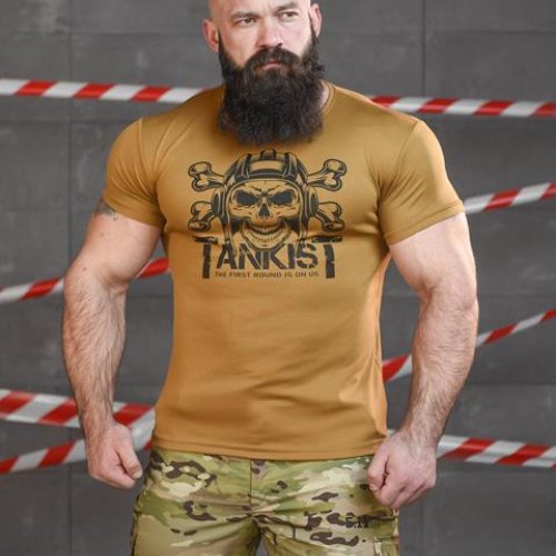 Футболка Madoka (M-3XL) 636 koyot (лето) Madoka 636 koyot