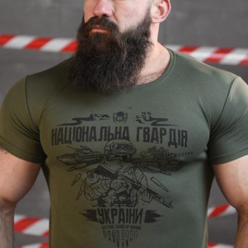 Футболка Madoka (M-3XL) 645 green (лето) Madoka 645 green