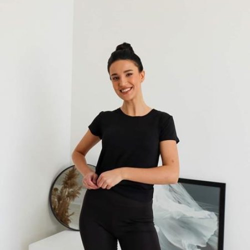 Футболка Sport style (S-XL) 9 black-old-1 (лето) Sport style 9 black-old-1