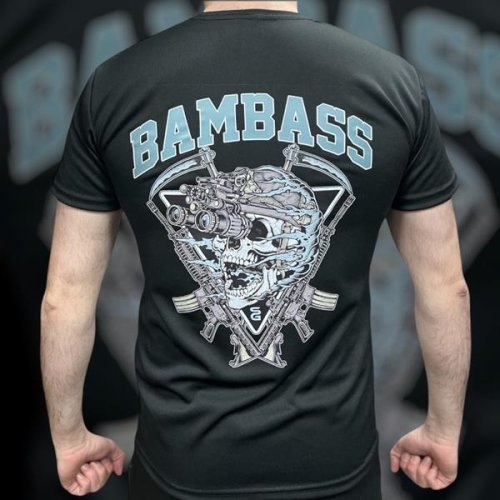 Футболка Madoka (M-3XL) 748 black (лето) Madoka 748 black