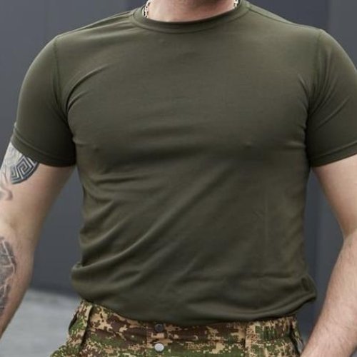 Футболка Madoka (M-3XL) 766 green (лето) Madoka 766 green