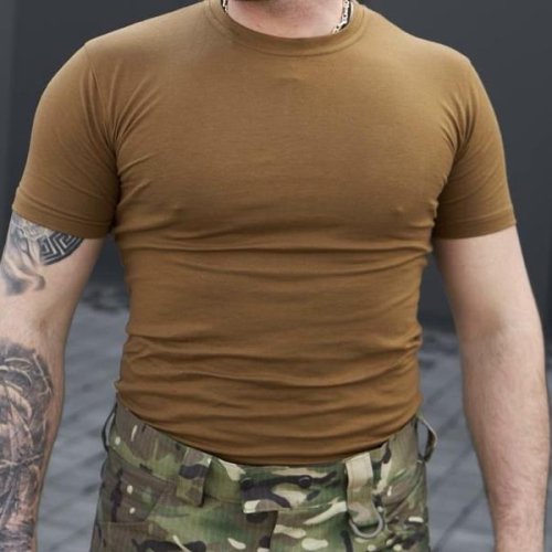 Футболка Madoka (M-3XL) 767 koyot (лето) Madoka 767 koyot