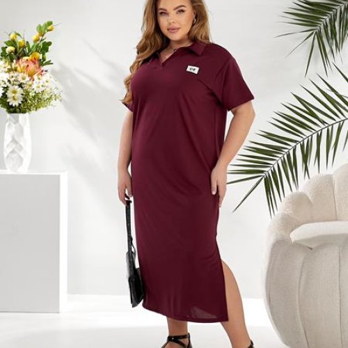 Платье BAT (46-56) 342 wine (лето) BAT 342 wine