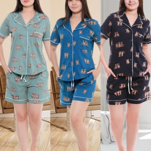 Пижама Annet (S-2XL) YT123 black (лето) Annet YT123 black