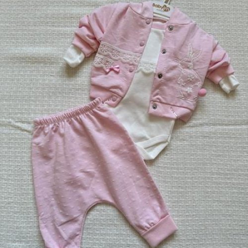 Костюм Baby Boom (0-0.9) 1012 pink (деми) Baby Boom 1012 pink