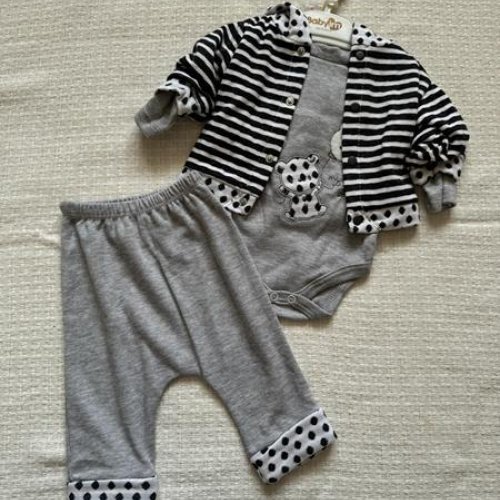 Костюм Baby Boom (0-0.9) 1015 grey (деми) Baby Boom 1015 grey