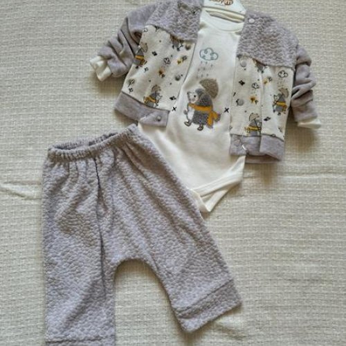 Костюм Baby Boom (0-0.9) 1018 grey (деми) Baby Boom 1018 grey
