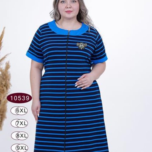 Халат Annet (6XL-9XL) DO10539 blue (лето) Annet DO10539 blue