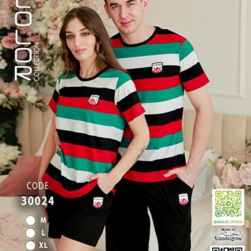 Костюм Annet (M-3XL) DO30024 black-red (лето) Annet DO30024 black-red