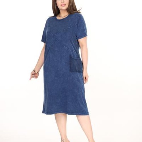 Платье Alberk (50-56) 4085  blue (лето) Alberk 4085  blue