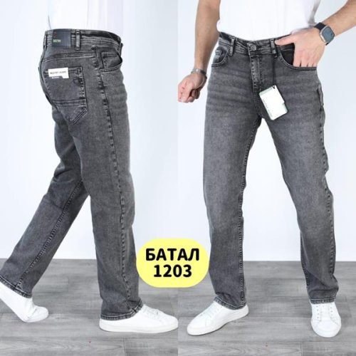 Джинсы God Baron (32-40) 1203 grey (деми) God Baron 1203 grey