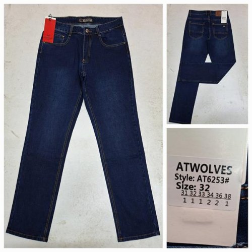 Джинсы God Baron (31-38) 6253 blue (деми) God Baron 6253 blue