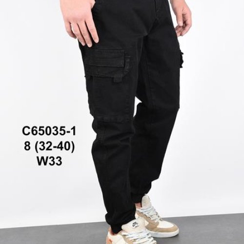 Джинсы God Baron (32-40) 65035-1 black (деми) God Baron 65035-1 black