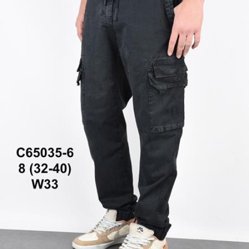 Джинсы God Baron (32-40) 65035-6 black (деми) God Baron 65035-6 black